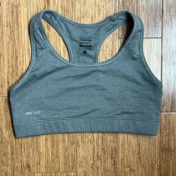 Nike Dri Fit Sports Bra Bundle Size Small Gray Green - Picture 6 of 9